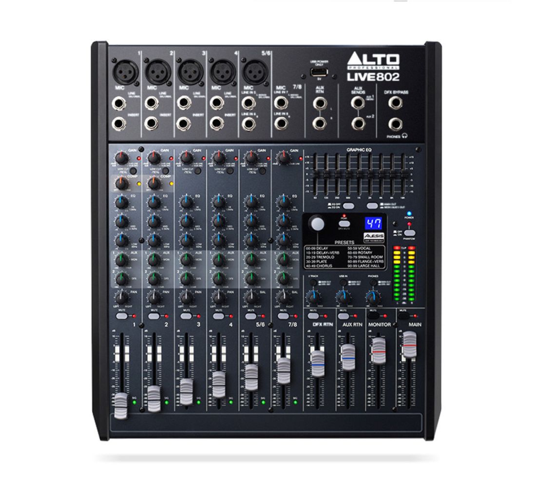 Alto live 802 analogue mixer